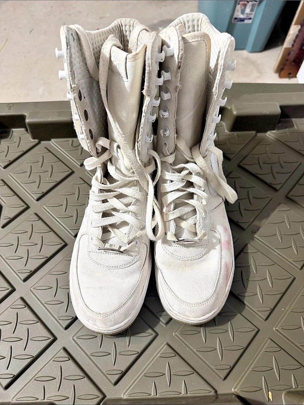 Nike Air Force 1 High Top Sneakers White US 9.5